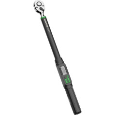 LLAVETOR Digital Torque Wrench 1/2 Inch, ±2% Error Accuracy, Bicycle & Motorcycle Torque Wrench with Buzzer and LED Flash Notification (1/2 Inch, 10-200 Nm)