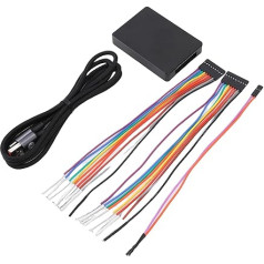 Qudinip Logic Analyzer, 16 Kanäle 170 MHz USB 2.0 Typ C mit 16G -Speichertiefe und 100+ Protokoll -Decoder für Eingebettete Systeme und Kommunikationsschnittstellen