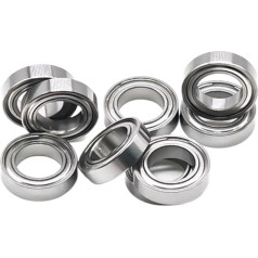 FPJQOBJC 10PCS SMR106ZZW2.5 6x10x2,5mm Miniatur Lager ABEC-7 Edelstahl Kugellager MR106 SMR106 Z ZZ