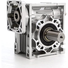 Worm Gear Motor, Nema 23 Motor Worm Reducer, 5:1 to 80:1 RV030 Worm Gear Stepper (10 to 1 Ratio)