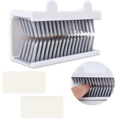 IYJEP Hair Catcher Shower Wall, Reusable Hair Collector for Shower, Hair Catcher for Shower Wall Drain Protector, Hair Catcher Hair Trap on wall for Bathroom Bathtub (White)