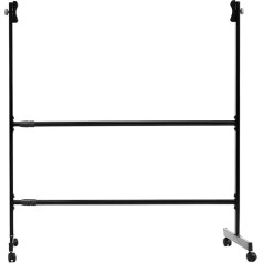Universeller Mobiler Ständer, Whiteboard-Ständer, Höhen- und winkelverstellbarer Rollständer for das Home-Office-Klassenzimmer
