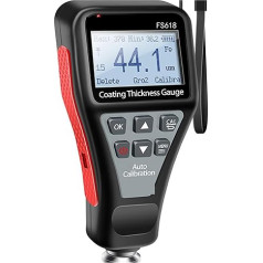 Paint Thickness Gauge Car Paint Thickness Gauge Set Digital LED Screen Thickness Tester Meter 1500um FE/NFE Colour Measuring Tools
