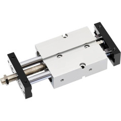 XHFTFNLTI Pneumatischer Doppelwellen-Doppelstab, TNJ, verstellbarer Hubzylinder TN10/16/20/25/32 mm, Bohrung 20/30/40/50/75/100 mm Hub (Hub 75–50 mm, TNJ 32 mm Bohrung)