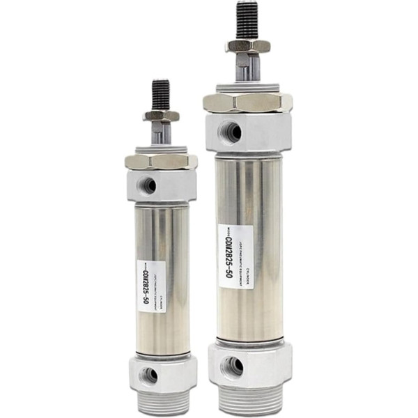 CDM2B20/25 Edelstahl-Magnetring, 25–500 mm Hub, doppeltwirkender Mini-Pneumatik-Luftzylinder, 1 Stück(Stroke 400mm,Bore 20mm)