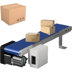 Verstellbares elektrisches Förderband für Fließband – effiziente Geschwindigkeits- und Spannungskontrolle, perfekt für Lebensmittelverarbeitung und Produktverpackungsautomatisierung