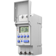 Elektroniskais din sliedes taimeris ar iebūvētu akumulatoru | 7 dienu grafiks | 16 programmas