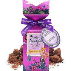 Monty Bojangles Choccy Scoffy (150g) - Luxurious Chocolates with Cocoa Truffle in a Gift Box with Elegant Bow and Personalised Greeting Card - The Perfect Chocolate Gift