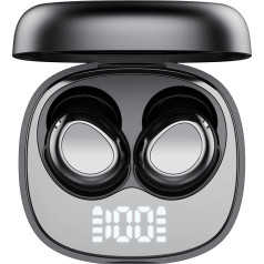 Doubc Sleep Headphones Bluetooth 5.4 Mini Headphones, 2025 In-Ear Headphones Wireless with 45 Hours Battery Life, Soft Earphones, Sleep Buds, Soft Sound, Comfortable to Wear without Pressure Feeling