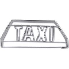 Staedter Embossing Taxi Cookie Cutter, Stainless Steel