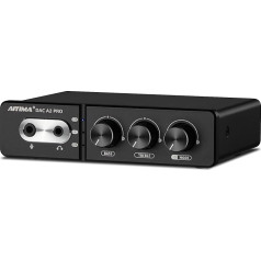 AIYIMA DACA2 PRO Gaming DAC Headphone Amplifier Hub USB Mini Stereo Hi-Fi Decoder Optical/Coaxial to RCA/3.5 mm AUX for PS5 Desktop Gaming