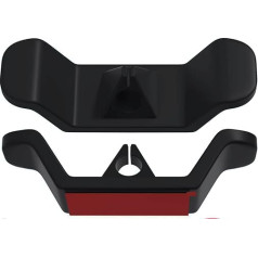 Kabel-Clips, Management-Organizer, Kabelhalter, stark, selbstklebend, Kabelhalter, Schreibtisch-Drahthalter, für Handy-Ladekabel, Zuhause, Büro, Küche (schwarz), Einzelloch, 4 Stück