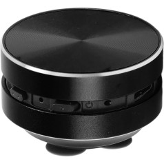 Sxhlseller Bluetooth Bone Conduction Speaker, Portable Wireless Speaker with Suction Cup, FM Radio, Dual Speaker Stereo, Hands-Free Speaker for Bathroom, Beach, Outdoor