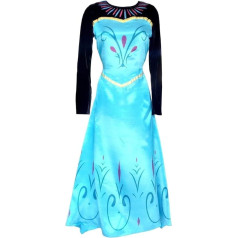 Elsa Costume - Coronation - Woman - Fancy Dress - Carnival - Coat - Halloween - Cosplay - Princess - Size M - Gift Idea for Christmas and Birthday
