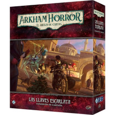 Fantasy Flight Games Arkham Horror LCG - The Keys Scarlet Exp.Campaign - Card Game in Spanish