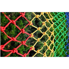 Bunte Klettertrainingsnetze, Outdoor-Kletternetze for Erwachsene, robuste Seil-Cargonetze for den Außenbereich(3 * 6m)