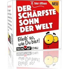 Schlump-Chili The sharpest son in the world – a funny gift set for the son e.g. for birthdays, Christmas, Easter, passing exam or graduation or just because