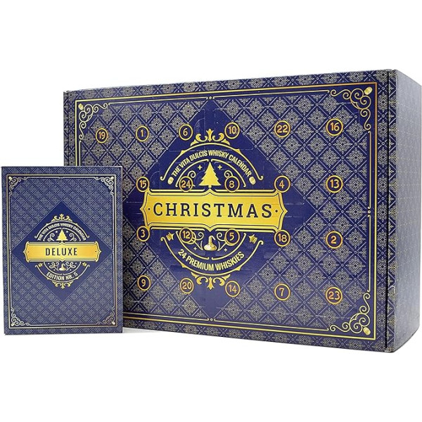 Whisky Advent Calendar Deluxe 2023 - Vita Dulcis - Christmas Calendar with 24 x 0.02 L Miniatures
