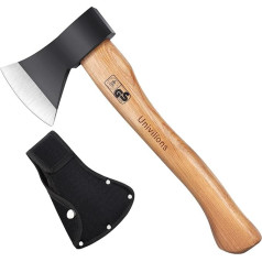 Splitting Axe Wood Split Heavy Hatchet Universal Axe Made of Manganese Steel Survival Axe with Wooden Handle Outdoor Axe for Garden Forest Outdoor Activities