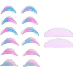 Libeauty Wimpernlifting Pads – Lash Lifting Pads, Silikon Dauerwelle Pad, super haftend, wiederverwendbar, zum Weichmachen und Fixieren der Wimpern, auch als Augenpads nutzbar
