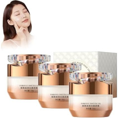 Moisturierender Make-up-Ton-Up-Creme für weiche, glatte Haut, feuchtigkeitsspenstiges Aufhellern, leichte Tnon-fettige Nikotinamid-Lady-Gesichtscreme für alle Hauttypen und den täglichen Gebrauch,3pcs