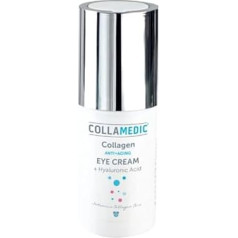 Eye Cream Against Wrinkles with Collagen, Hyaluronic Acid, Goji Stem Cells, Ceramides & Opuntia Oil, Anti-Ageing Care for Eye Area, 20 ml