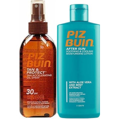 Piz Buin Tan Acceleration Oil Spray F30 + Cooler Aftersun Lotion