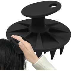 TADAYIM Haarschrubber | Silikonn Fettige Kopfhaut Reiniger | Tragbare Kopfhaut Massage für Zuhause Salon Spa Dusche Reisen Frauen Männer
