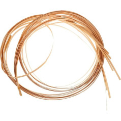 DIYEAH 10 Stück Teiliges Bambusstreifen zum Flechten Lang Breit Widerstandsfähiges Material für Korbherstellung DIY Bastelprojekte Obst Gemüsebehälter Vielseitig Einsetzbar