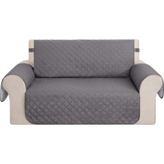 Deconovo Sofa Cover 2-Seater Light Grey