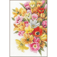 Lanarte Kit au point compté Couvre-moi Tulips