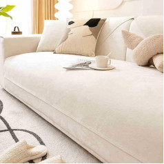 RHchic Sofa-Schonbezüge, wasserdicht, rutschfest, atmungsaktiv, haustierfreundlich, Möbel für Hunde, Haustiere, Weiß, 80 x 80 cm, 1 Stück