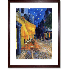 Wee Blue Coo Vincent Van Gogh Cafe Terrace Place Du Forum Arles 1888 Old F 14 Framed Wall Art Print