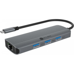 Dokēšanas stacija ib-dk4034a-cpd 6in1, hdmi,usb,pd,lan