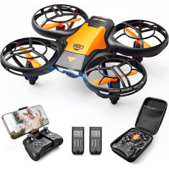 4DRC V8 Mini Drohne mit 720P HD Kamera für Kinder , RC Quadrocopter Fernbedienung und Handsteuerung,Höhenhaltung,Start/Landung mit einem Knopf, 3D Flips,Stunt Flug für Anfänger