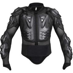 GES Motorcycle Body Protective Jacket Guard Motorbike Motorcross Armour Armor Racing Clothing Protection Gear (M)