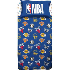 hermet NBA Single Duvet Cover Bed Sheet Pillowcase 100% Cotton Bulls Lakers Warriors Nets Official Product