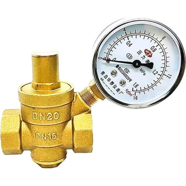 Messing-Wasserdruckreduzierungsventil DN65 Regler, verstellbares Überdruckventil-Messgerät (Ventil ohne Manometer)