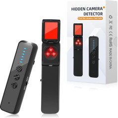 BEE&FLOWER Bug Detector - RF Signal Scanner for Hidden Camera, GSM Tracker, Interception Devices, Magnetic GPS Finder, Anti-Spy Bug Detector for Hotel, Office, Home