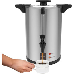 Valgus Commercial Stainless Steel Coffee Urn 20L Large Capacity Coffee Machine Hot Water Urn with Percolator Automatic Temperature Control for Large Events Parties Weddings