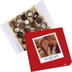 Herz & Heim® Lindt Chocolates in Own Banderole with Photo and Personal Declaration of Love for Lovers