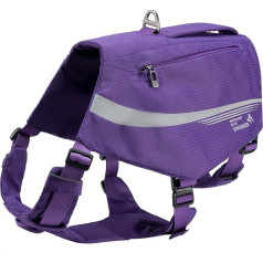 EXCELLENT ELITE SPANKER Y-Shaped Reflective Dog Backpack with Handle Pockets, No Pull D-Rings, Lightweight Hiking Equipment for Dogs, Hunting, Camping, Travel (PUL)