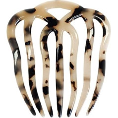 Twist Hair Comb Wavy 7 Teeth Acetate Anti Static Vintage Turtle Shell Hair Clip C