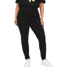 Zizzi Flash by Women's Large Sizes Jeans Super Slim High Waist Size