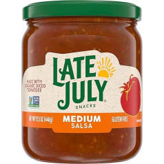 Late July Snacks Medium Salsa, 450 ml Glas