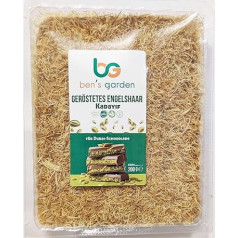 Ben's Garden Crispy, Roasted Kadayif 200 g, Angel Hair (Dough Threads), Ideal for Dubai Chocolate, as Topping of Cereal and Yoghurt, No Additives, No Trans Fats, 100% Natural