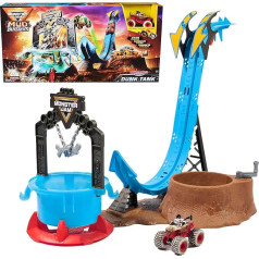 Monster Jam Mud Blasters, Monster Mutt Dalmatian Dunk Tank Playset, Colour Changing Action, Kids Toy, Gifts for Boys and Girls 3+ Years