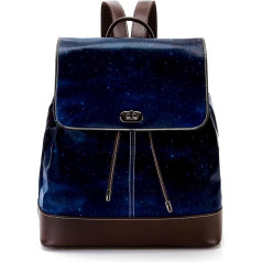 Personalisierte Schultaschen Büchertaschen für Teenager, fantastisches Himmelsmuster, Mehrfarbig, 27x12.3x32cm, Rucksack Rucksäcke