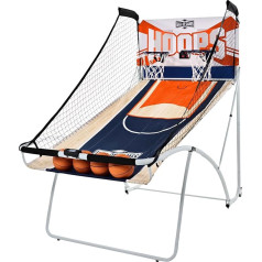 ESPN Basketball Game for 2 Players EZ-Fold Arcade with LED Display, ESPN EZ-Fold 2 Player Basketball Game, Black