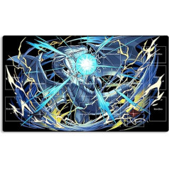 New Mlikemat Playmat Blue Eyed White Dragon TCG CCG OCG Trading Card Play Mat with Zones + Free Bag (ZD039-009-A)
